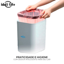 Lixeira Sensor Automática Inteligente de Banheiro Cozinha Escritório Capacidade 16 Litros IDALI LIFE